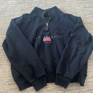 Brandy Melville oversized quarter zip up